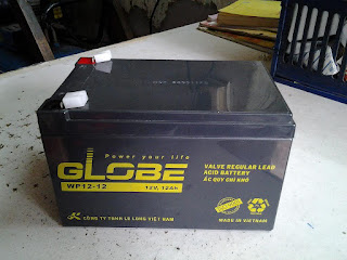 Ắc quy Globe 12V 12Ah, ( WP12-12ES ) Ắc quy Globe 12V 12Ah, ( WP12-12ES )