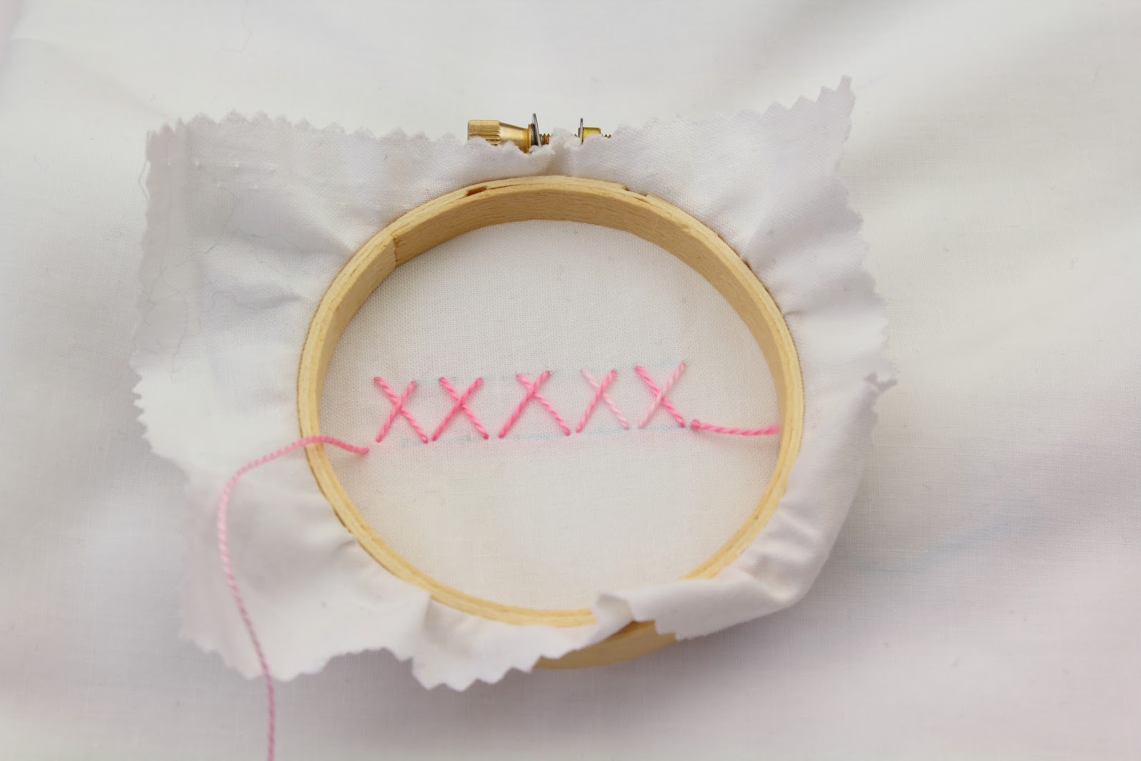 big B Crossed Blanket Stitch