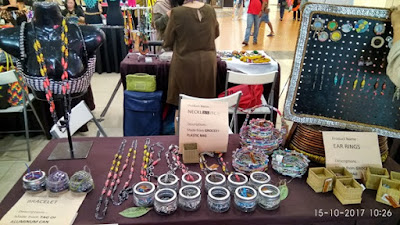 Made from aluminium can Beads Abuzz Bazaar Plaza Merdeka Oct 2017 Kuching