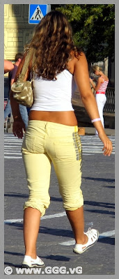 Girl wearing yellow breeches