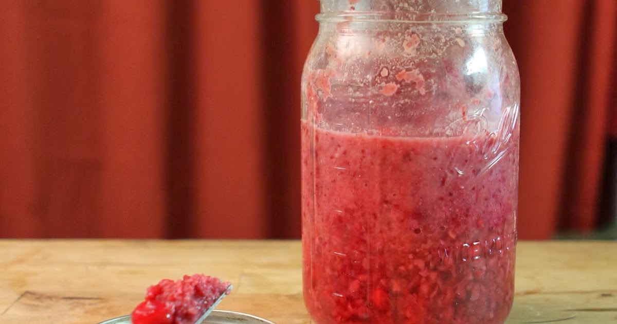 Crunchy in the City Recipe Fermented Cranberry Sauce