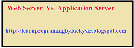 Learnprograming byluckysir: Difference between Web Server and ...