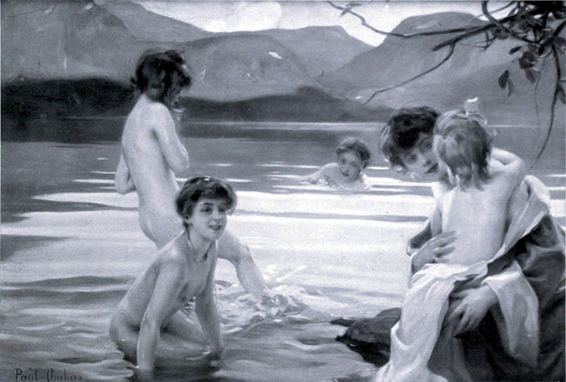 Paul Chabas 1869-1937 | French Academic painter Paul Chabas 1869-1937 | French Academic painter