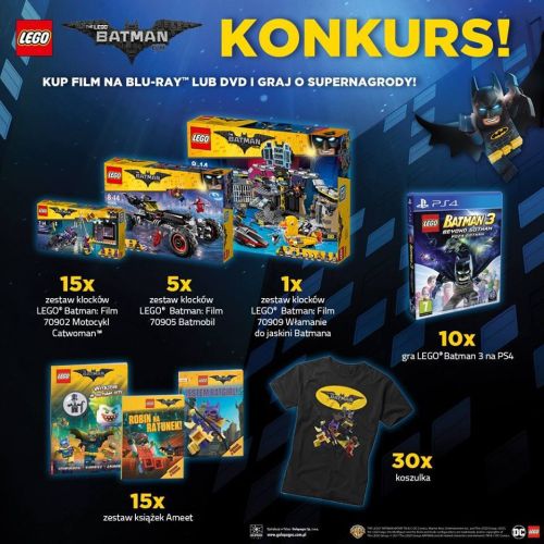 DO wygrania SUPERNAGRODY LEGO BATMAN: FILM Konkurs