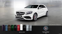 Màu ngoại thất Mercedes A 45 4MATIC 2017 Mercedes AMG A 45 4MATIC màu Trắng Cirrus 650