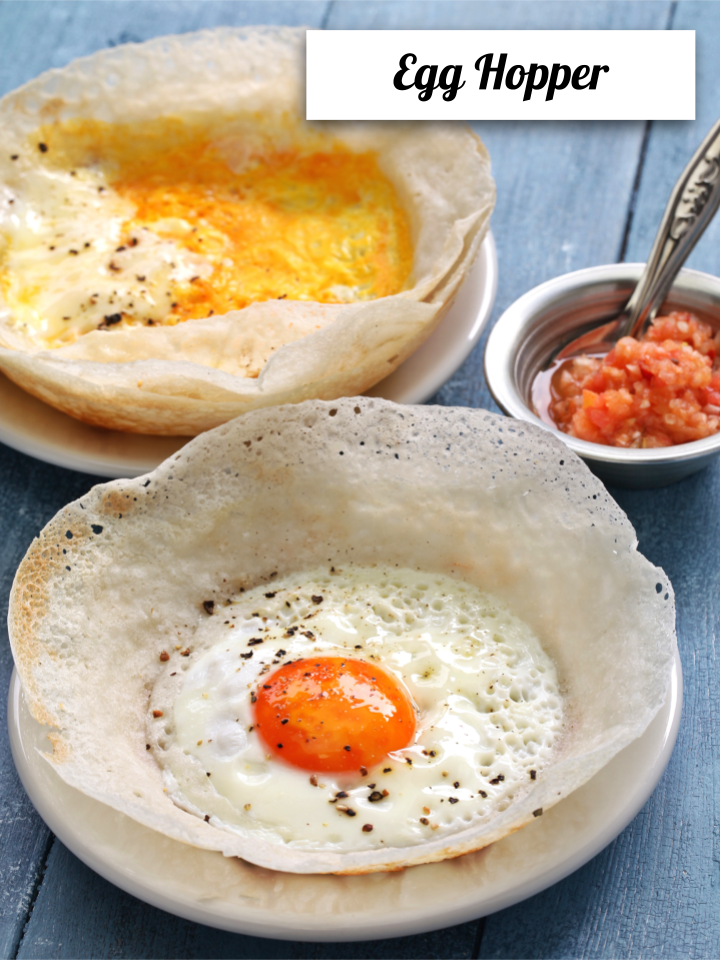 Top Foods & Dishes You MUST try in Sri Lanka egg hopper sri lanka appam