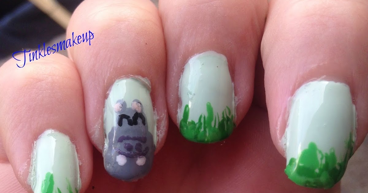 Tinklesmakeup hippo nail art