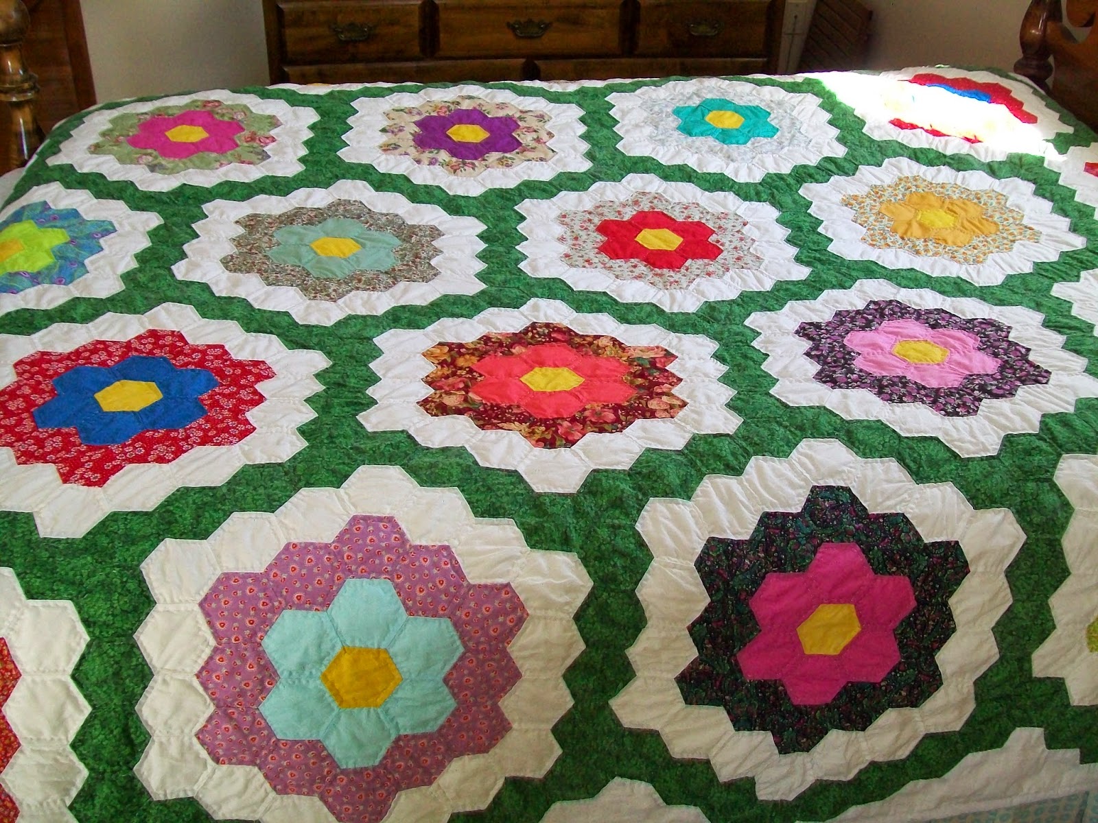 Sew Much More Flower Garden Quilt