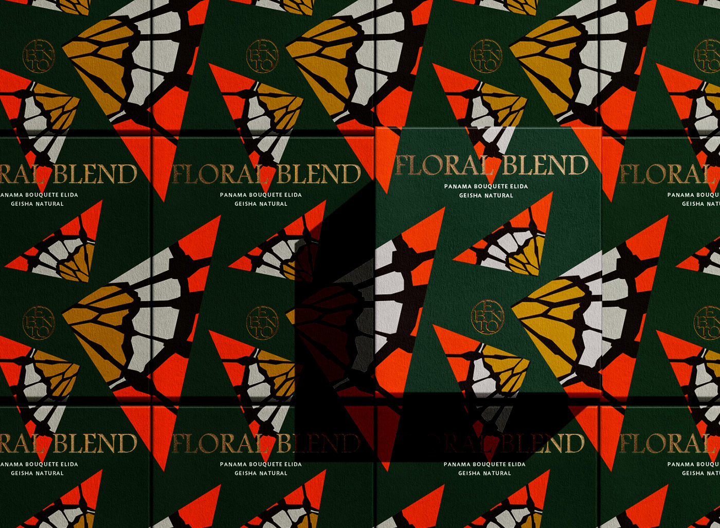 Floral Blend 4包裝設計彩盒印刷