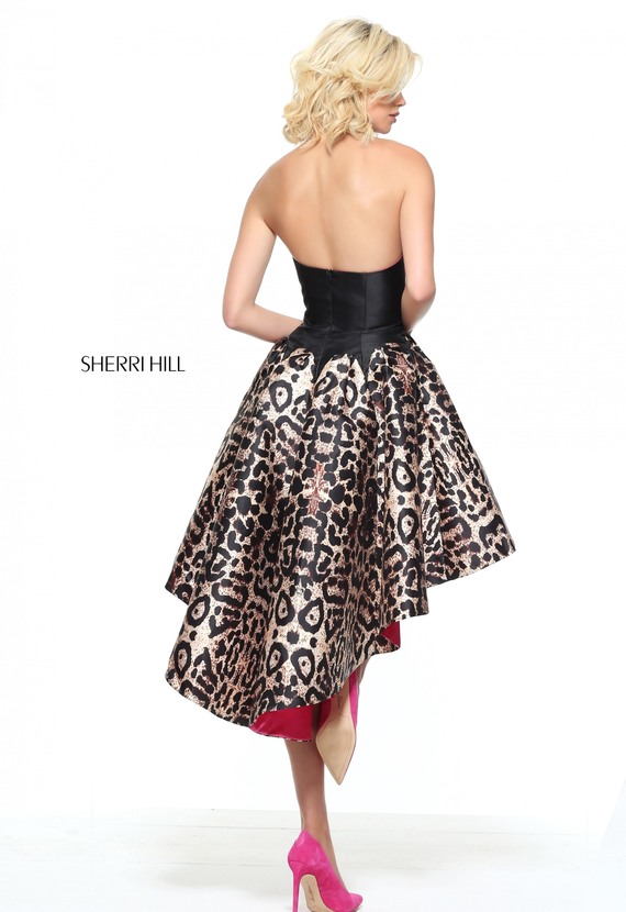 Sherri Hill 2018 Prom Dresses Leopard Print