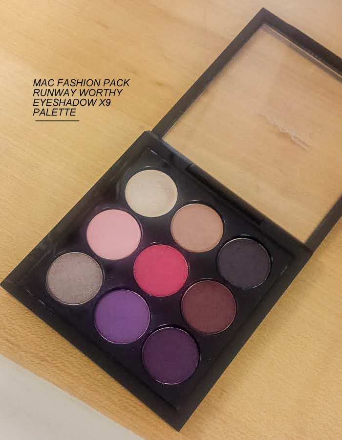 MAC Fashion Pack Makeup Collection - Runway Worthy Eyeshadow x 9 Palette MAC Fashion Pack Makeup Collection - Runway Worthy Eyeshadow x 9 Palette