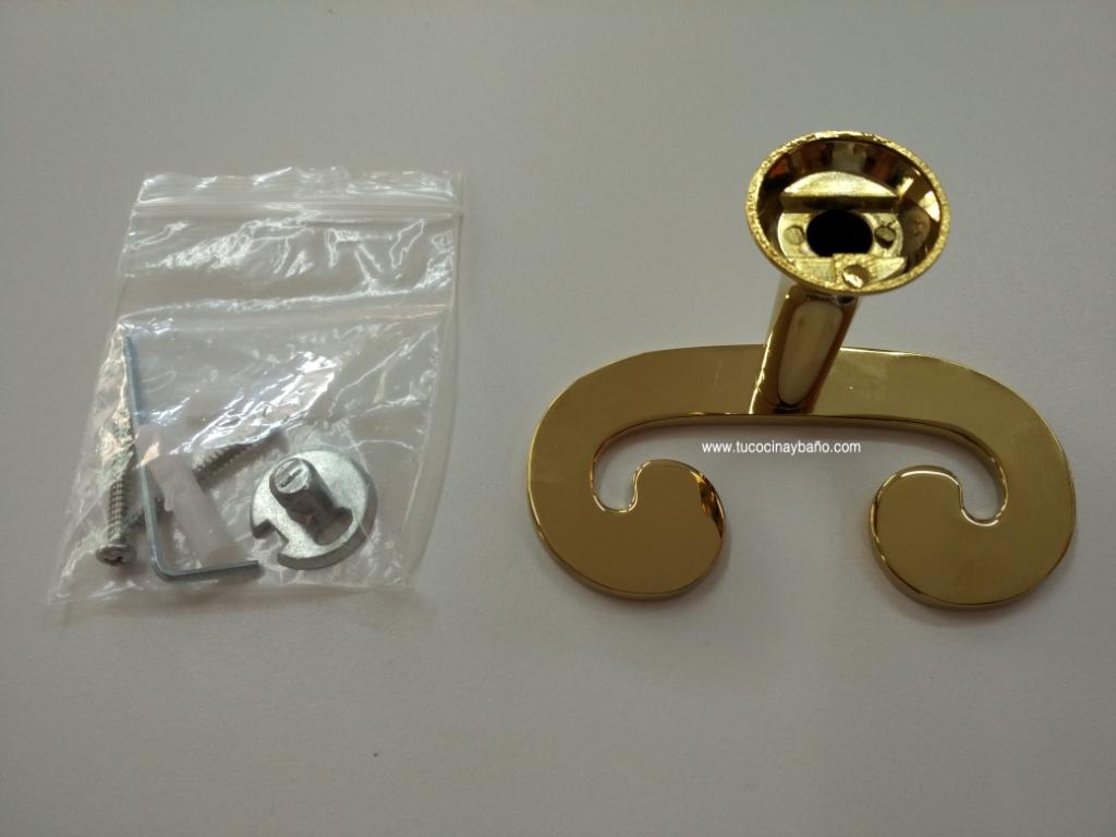 ACCESORIOS DE BAÑO DORADOS "SISSI EMPERATRIZ" | tu Cocina y Baño