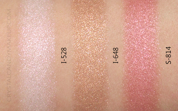 Make Up For Ever MUFE Artist Color Shadow Eye Swatches I528 I648 S814