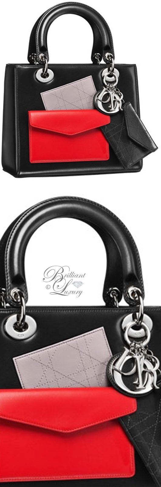 Brilliant Luxury ♦ Dior Lady Dior 'Black Box Calfskin' Bag Brilliant Luxury ♦ Dior Lady Dior 'Black Box Calfskin' Bag