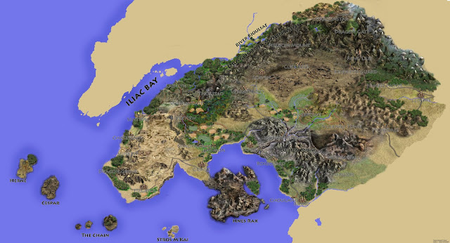 Elder Scrolls - Hammerfell map