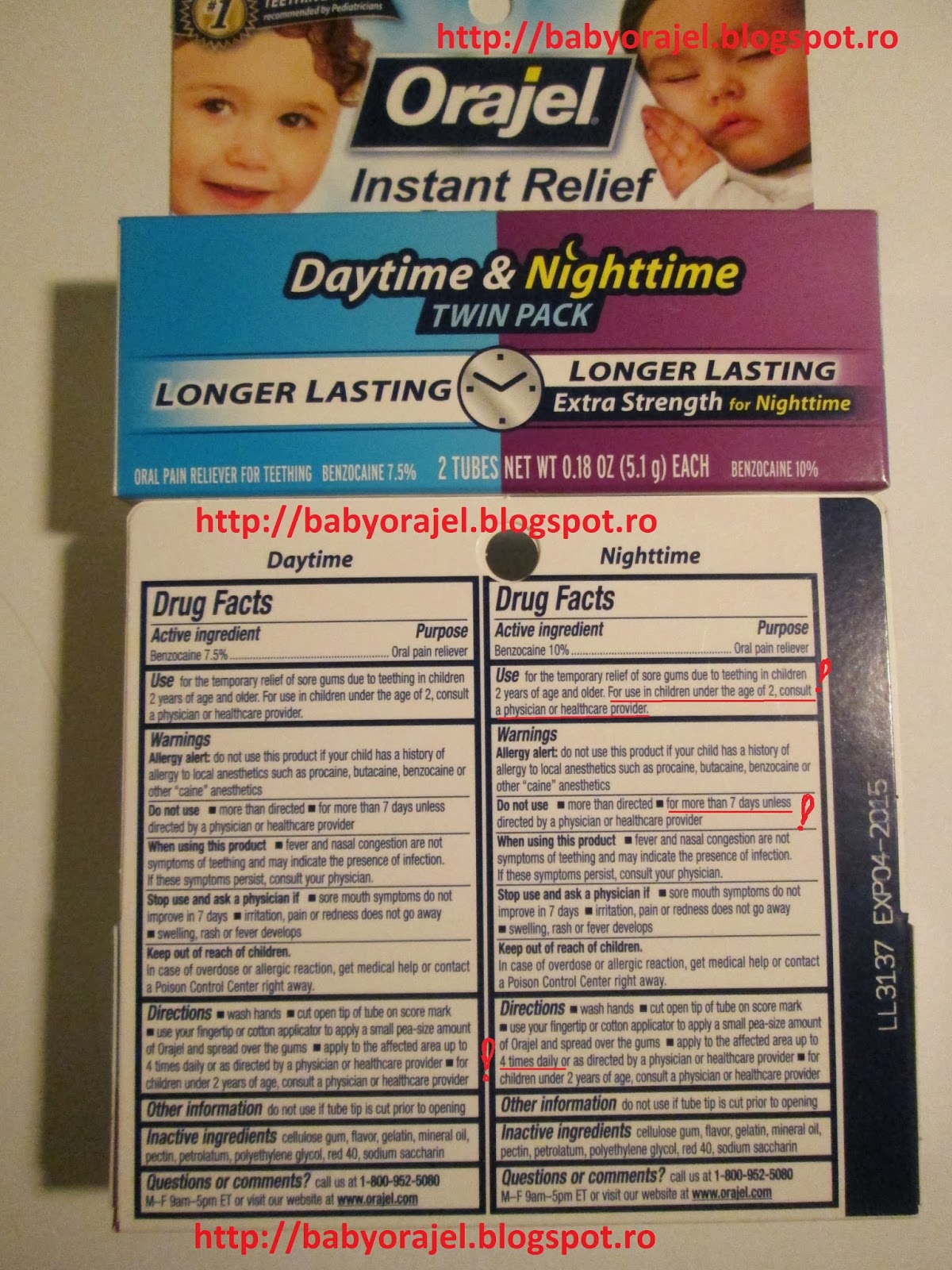 Baby Orajel Gel pentru calmarea durerilor provocate de apariția