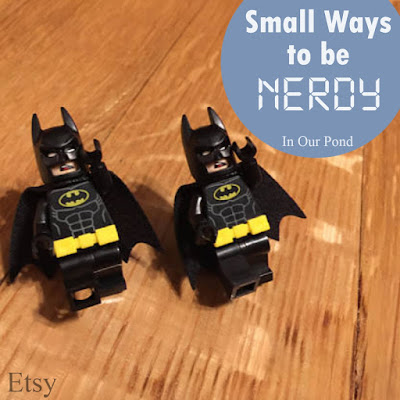 Small Ways to be Nerdy- a gift guide from In Our Pond.  Stocking Stuffers.  Christmas.  Holidays.  Geeks and Dorks.  Just Because Gifts.