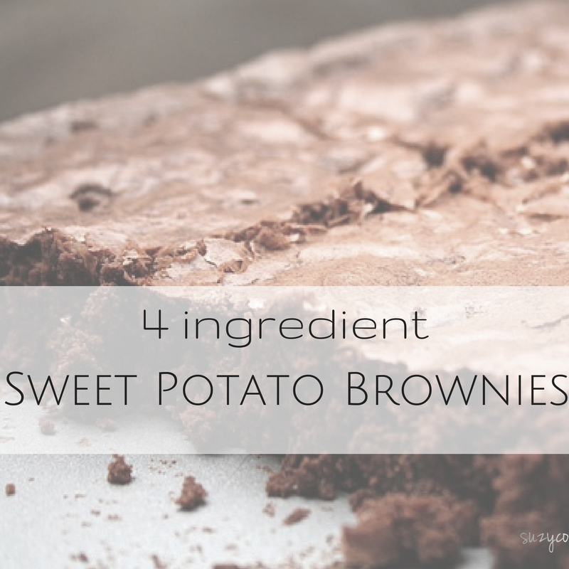 4 ingredient sweet potato brownies suzyhomemaker