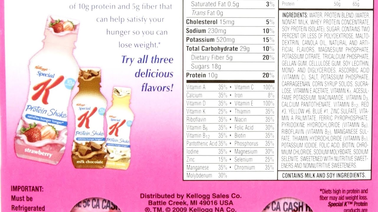 Special K Protein Shake Coupon Protein Choices