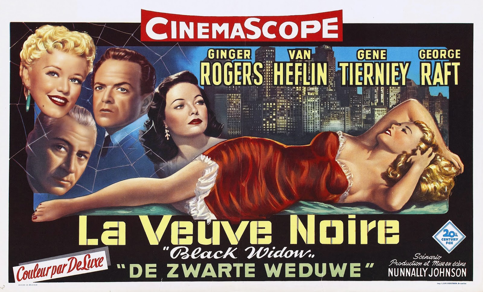 Love Those Classic Movies!!! Black Widow (1954) film noir