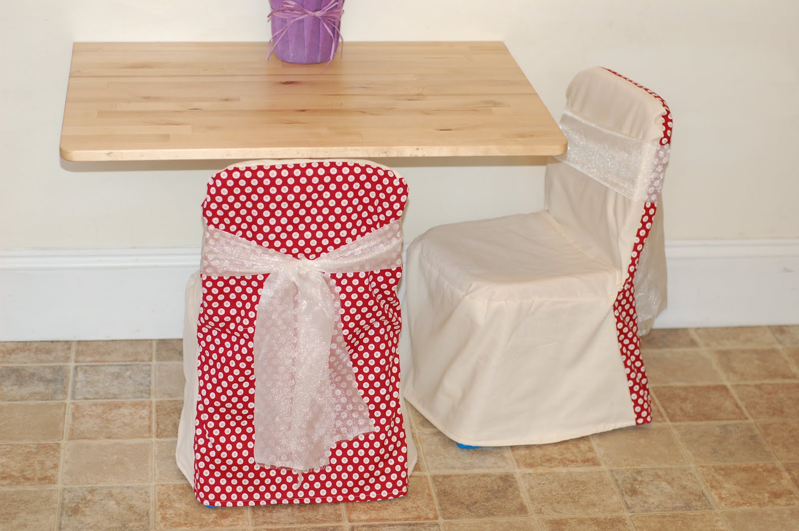 Diary of a Crafty Lady Slipcovers for Toddler Chairs with tutorial