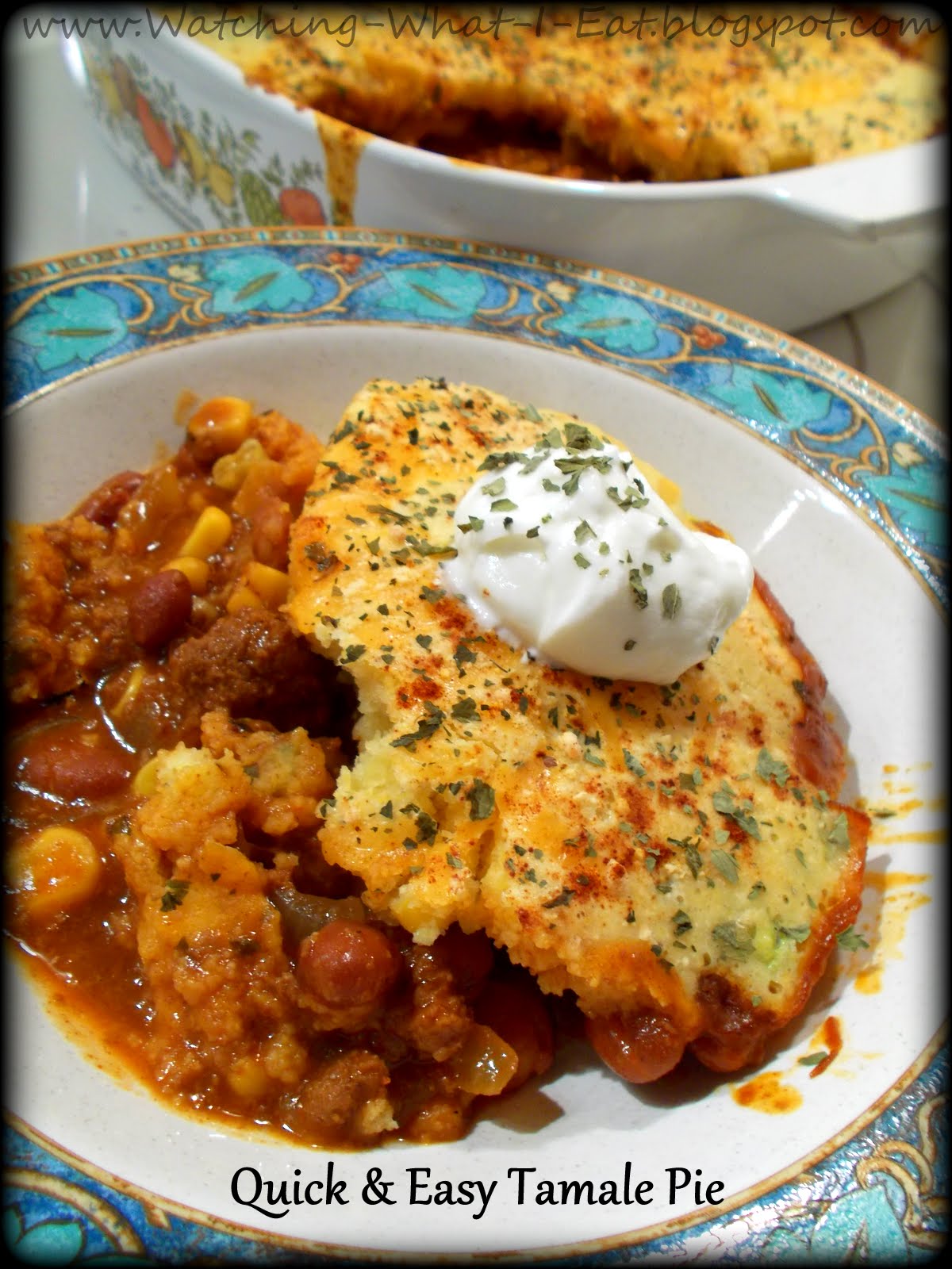 Watching What I Eat: Quick & Easy Tamale Pie