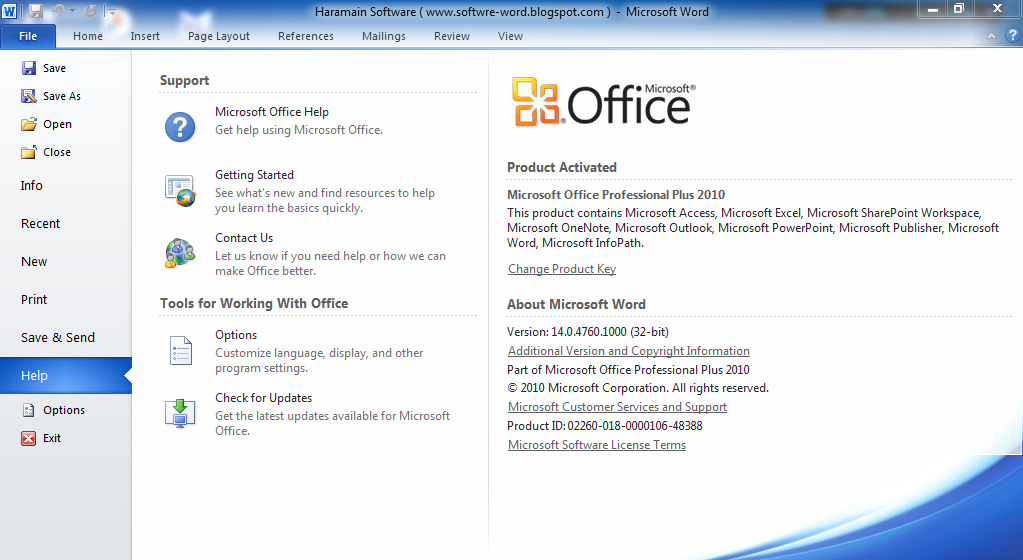microsoft office 2010 professional plus kms activator