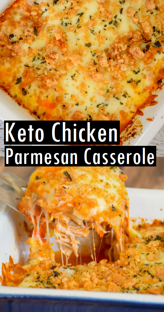 This Super Easy Keto Chicken Parmesan Casserole Recipe is a simple dinner recipe that’s bursting with savory, flavorful, cheesy, tomatoey flavor! Your whole family will love it, and you’ll love how simple it is to put together. #easyketochicken #easychickenrecipe #chickenrecipe #chicken #dinner #maindish #dish #dinnerrecipe #easydinnerrecipe #easydinner #casserole #parmesan #ketorecipe #ketodinner #ketodiet #ketogenic #easyketorecipe This Super Easy Keto Chicken Parmesan Casserole Recipe is a simple dinner recipe that’s bursting with savory, flavorful, cheesy, tomatoey flavor! Your whole family will love it, and you’ll love how simple it is to put together. #easyketochicken #easychickenrecipe #chickenrecipe #chicken #dinner #maindish #dish #dinnerrecipe #easydinnerrecipe #easydinner #casserole #parmesan #ketorecipe #ketodinner #ketodiet #ketogenic #easyketorecipe