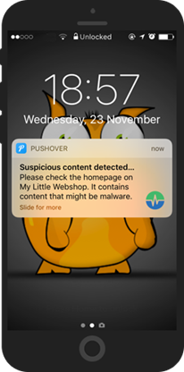 Suspicious Content Detected