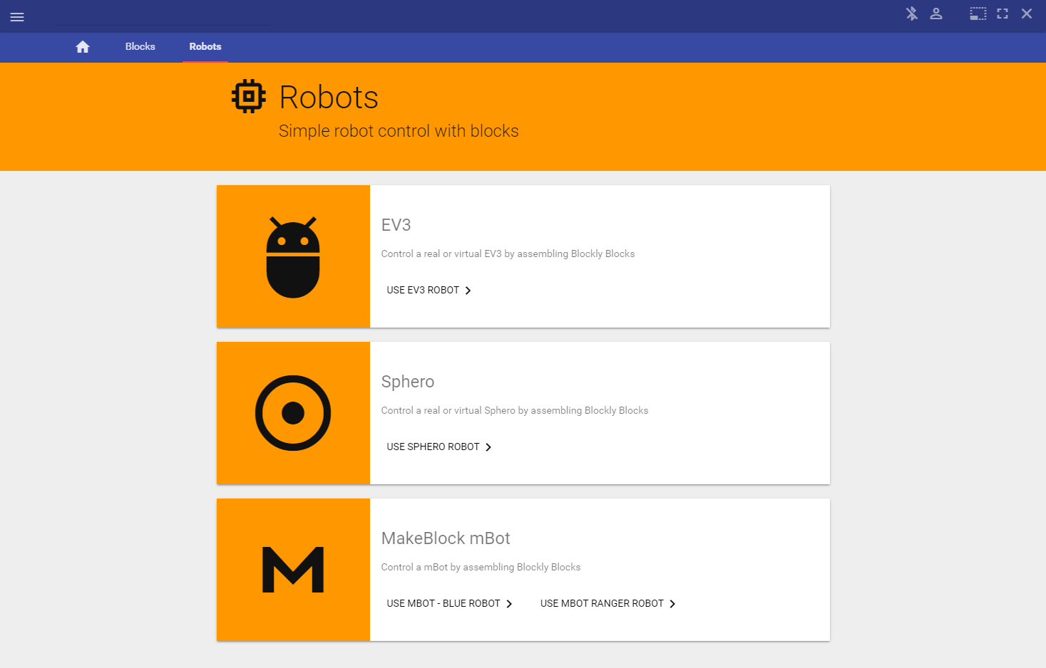Programando con coding with chrome