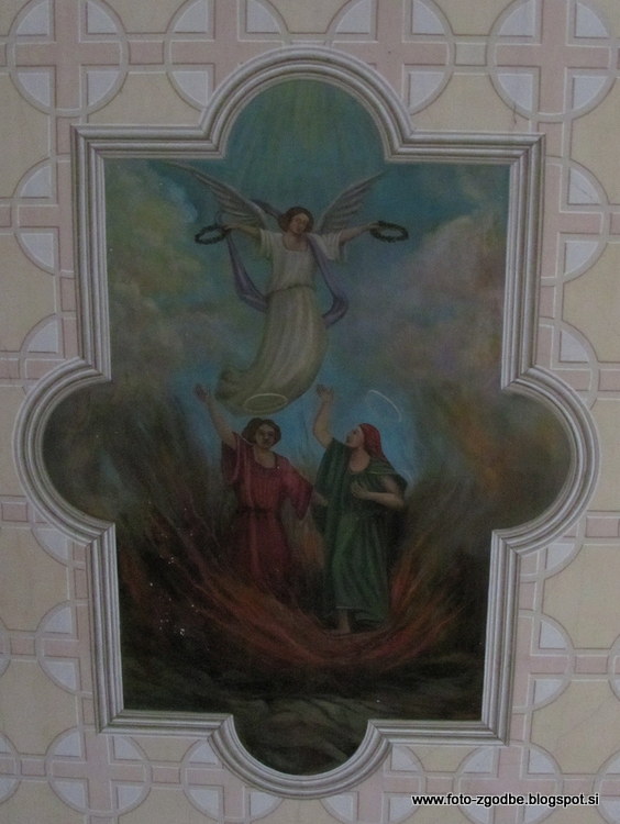 Koštabona, cerkev sv. Kozme in Damijana Slovenija, J. Primorska