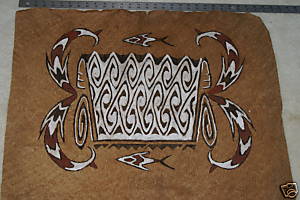 KHOMBOW Ukiran  Kulit Kayu  Khas Sentani Papua  Carvings