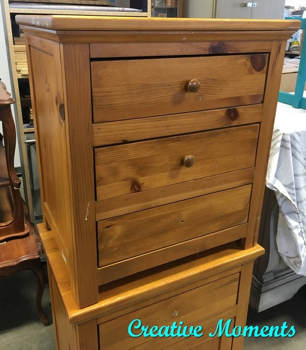 Grey Rustic Farmhouse Nightstands