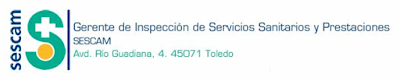 Logotipo de la Gerencia de Inspección de Servicios Sanitarios y Prestaciones de Castilla-La Mancha