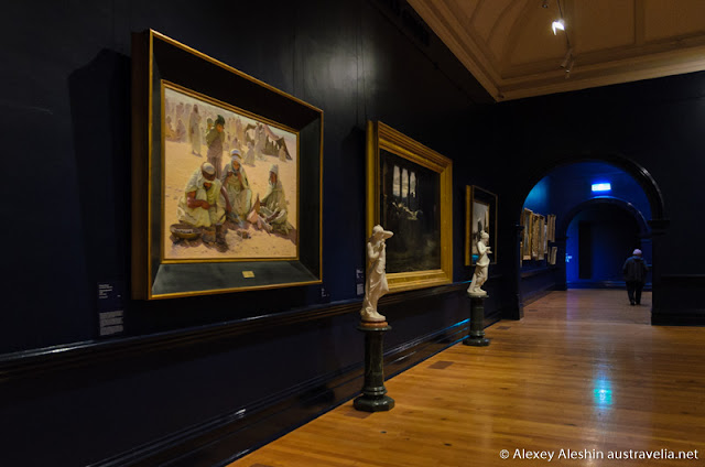 Bendigo Art Gallery Traditional paintings and sculptures