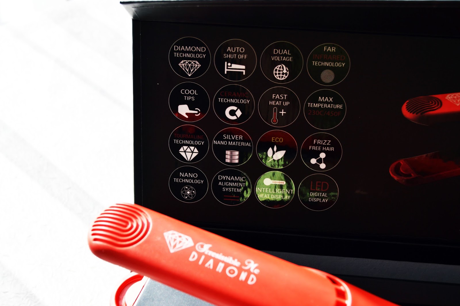 Diamond Hair styling iron Irresistible me Lasmane