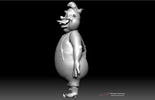 "Hillbilly-3" - Character design & 3D model © Pierre Rouzier