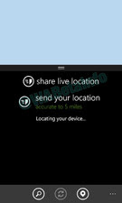 WhatsApp live location