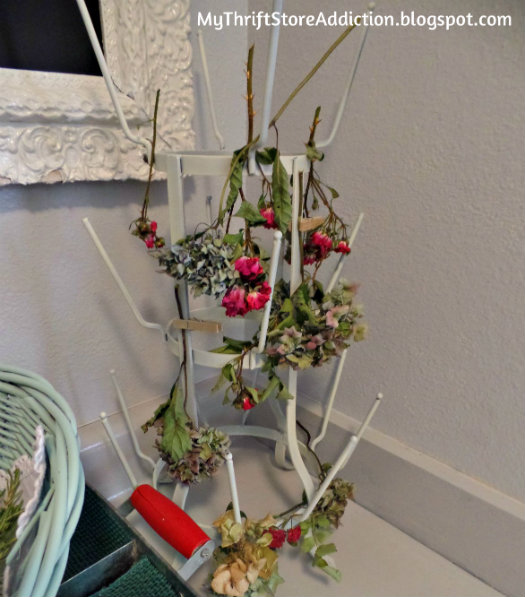 Drying flowers