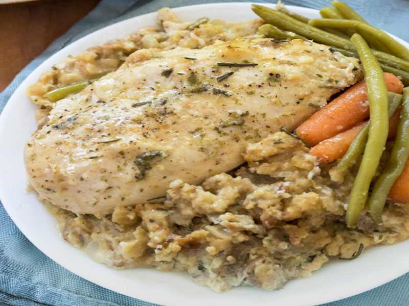 Crock Pot Chicken and Stuffing - Allrecipes