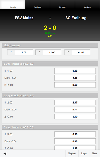 Betsson Screenshot Betsson Screen