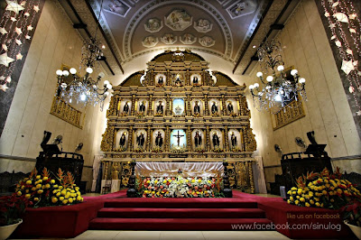 Interior of the Basilica del Santo Niño: Jan 16, 2013