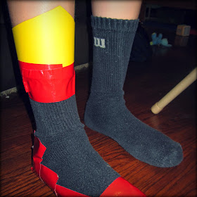 Dad with a Blog: Wonder Woman Duct Tape Boots