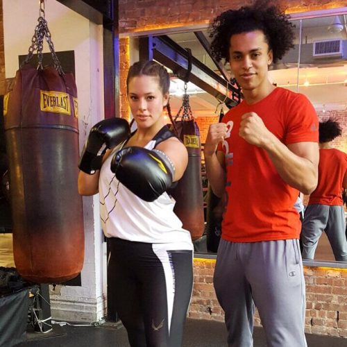 ashey graham workout favorite is kickboxing