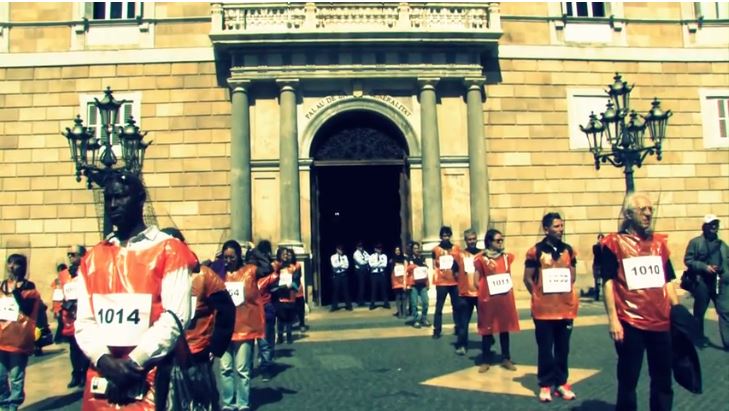 Acció: Flashmob #ElCIEalCentre, abril 2013