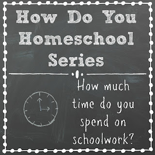 How Much Time Do You Spend on Schoolwork? Part of the How Do You Homeschool series on Homeschool Coffee Break @ kympossibleblog.blogspot.com