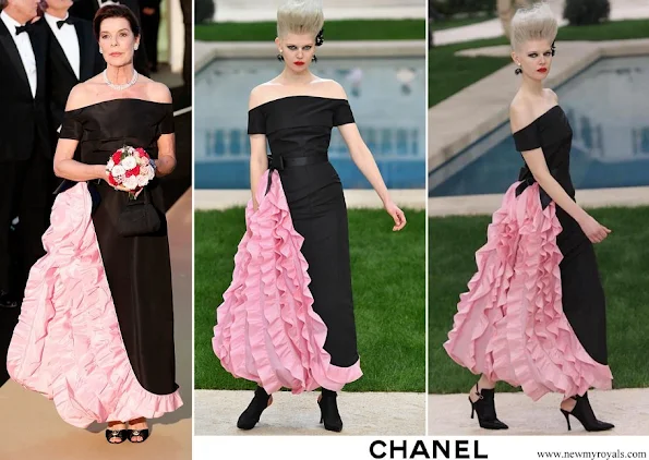 Princess Caroline wore Chanel dress from Haute Couture Spring/Summer 2019 Collection