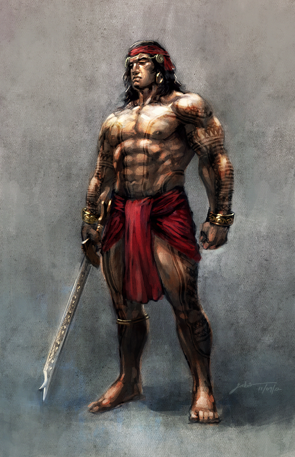 Warriors in art LapuLapu from Tepai Pascual's Maktan 1521 by John