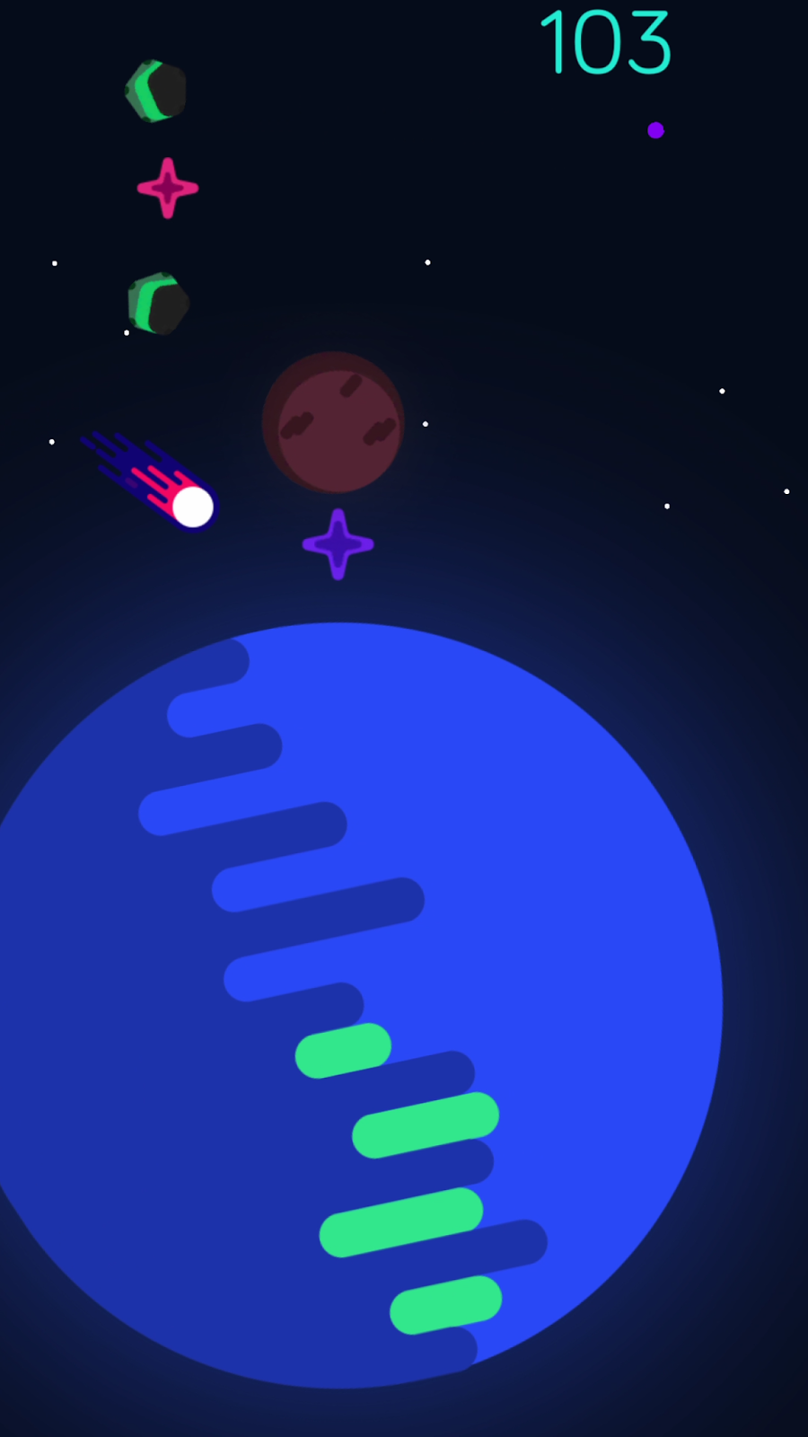 Purple Comet, An Innovative iOS & Android Adventure Arcader Launches