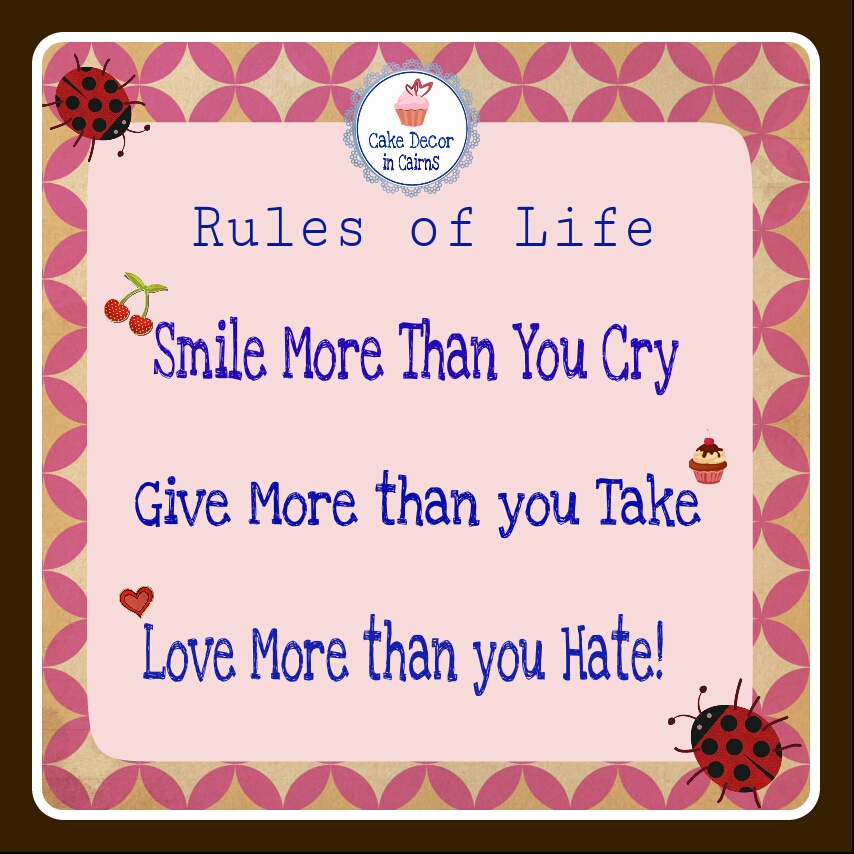 smile more than you cry give more than you take  love more than you hate quote free to repost
